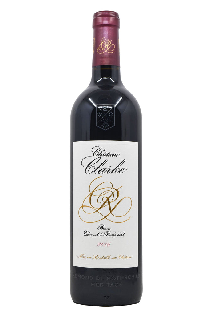 Bottle of Chateau Clarke (Baron Edmond de Rothschild) Listrac-Medoc 2016-Red Wine-Flatiron SF