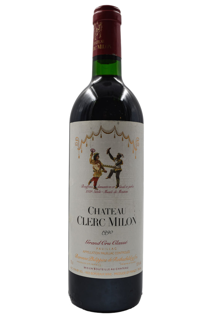Bottle of Chateau Clerc Milon Pauillac 1990-Red Wine-Flatiron SF