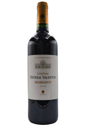 Bottle of Chateau Deyrem Valentin Margaux 2018-Red Wine-Flatiron SF
