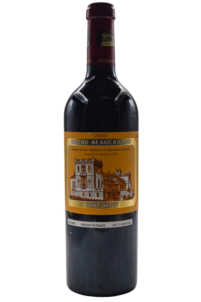 Bottle of Chateau Ducru-Beaucaillou Saint-Julien 2003-Red Wine-Flatiron SF
