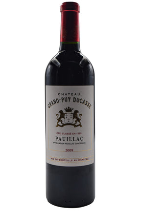 Bottle of Chateau Grand-Puy Ducasse Pauillac 2009-Red Wine-Flatiron SF