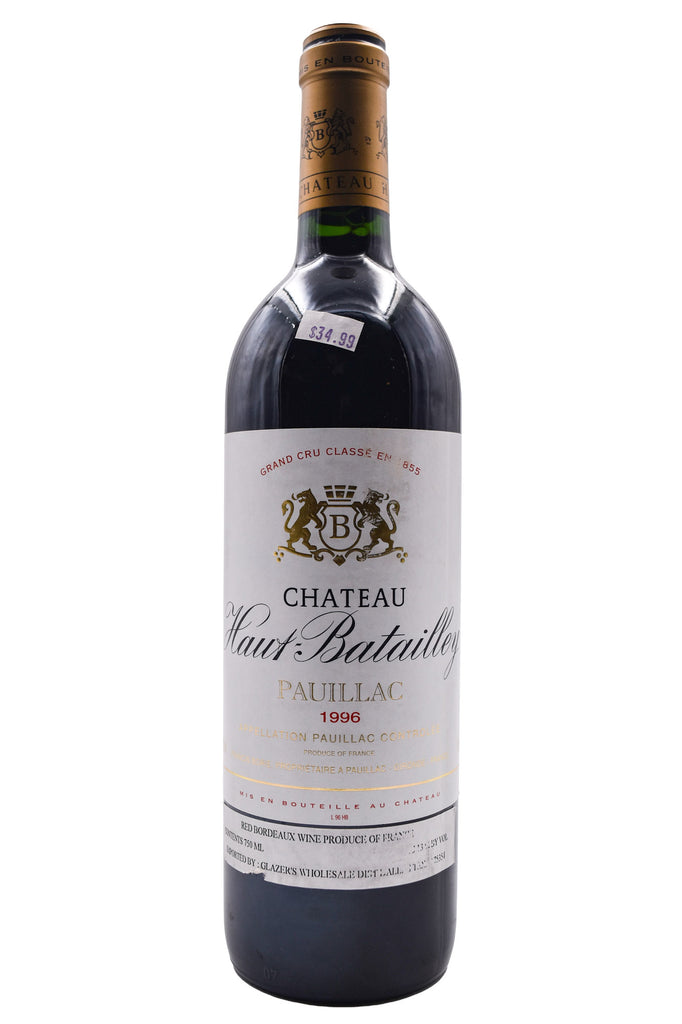 Bottle of Chateau Haut-Batailley Pauillac 1996-Red Wine-Flatiron SF