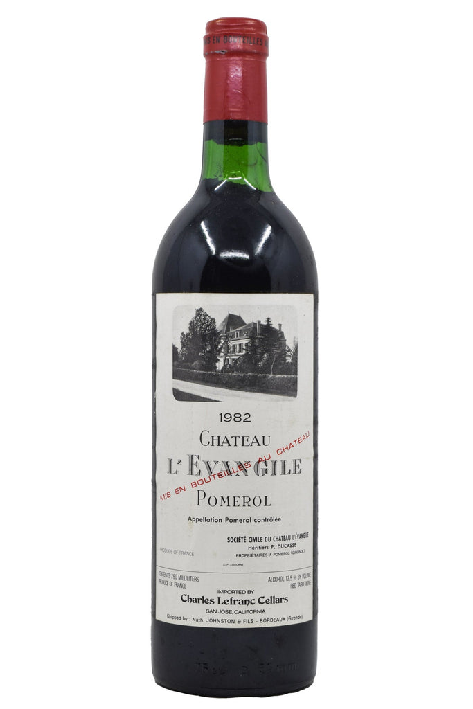 Bottle of Chateau L'Evangile Pomerol 1982-Red Wine-Flatiron SF