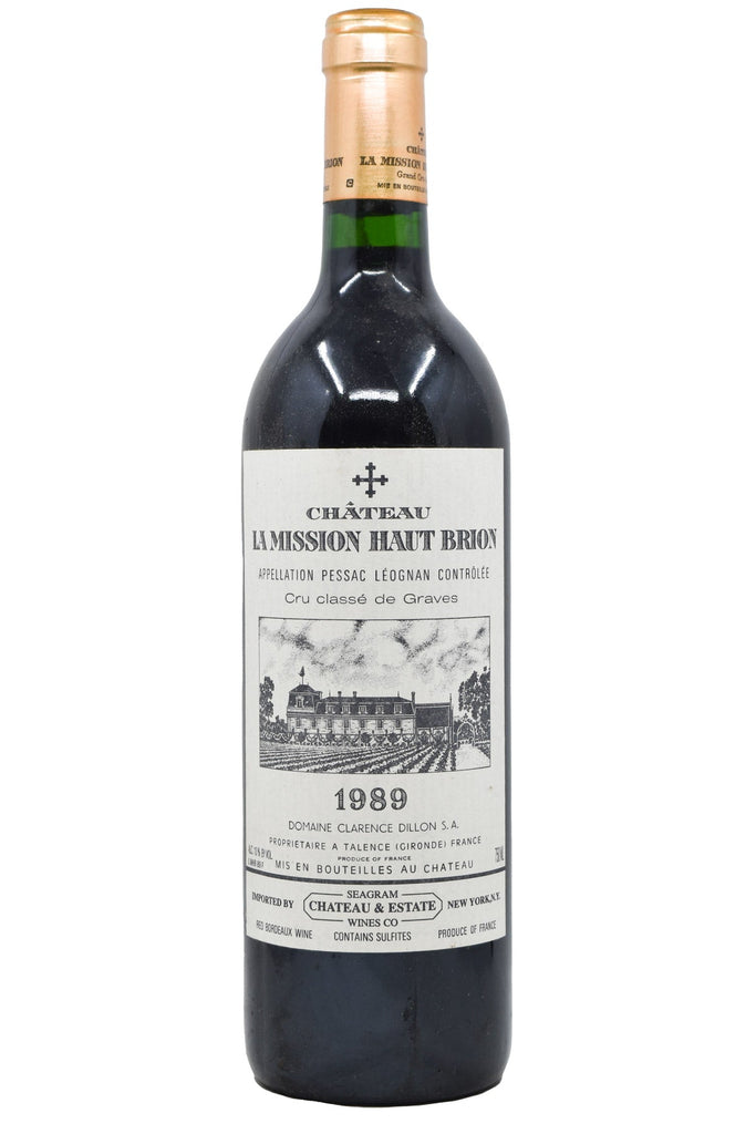 Bottle of Chateau La Mission Haut-Brion Pessac-Leognan 1989-Red Wine-Flatiron SF