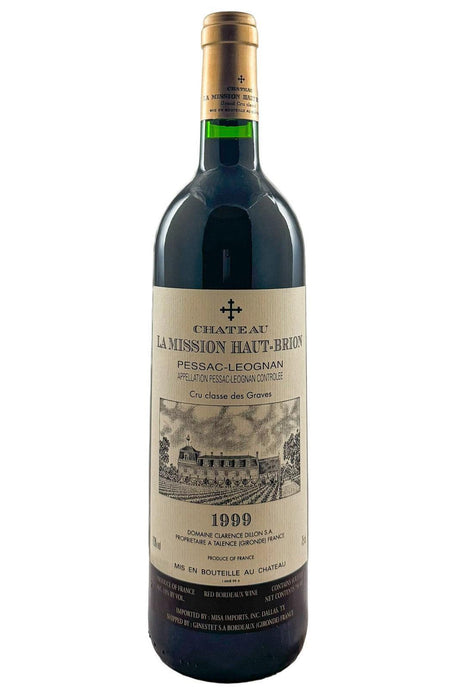 Bottle of Chateau La Mission Haut-Brion Pessac-Leognan 1999-Red Wine-Flatiron SF