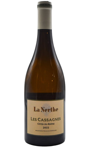 Bottle of Chateau La Nerthe Cotes du Rhone Les Cassagnes Blanc 2022-White Wine-Flatiron SF