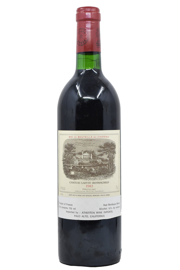 Bottle of Chateau Lafite Rothschild Pauillac (Mid Neck) 1983-Red Wine-Flatiron SF