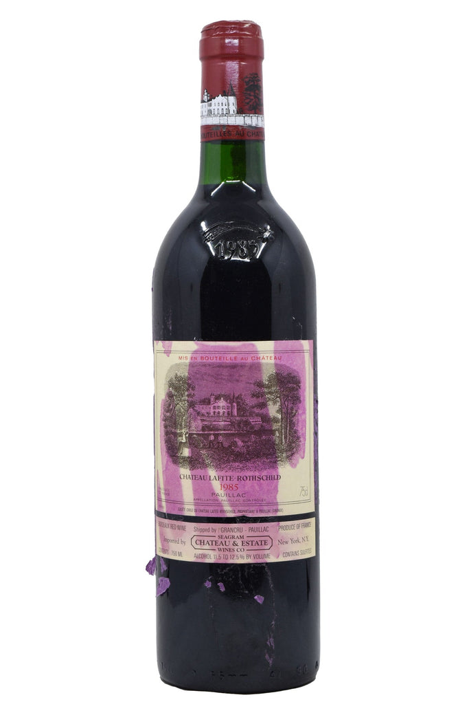 Bottle of Chateau Lafite Rothschild Pauillac (Tissue Attached) 1985-Red Wine-Flatiron SF