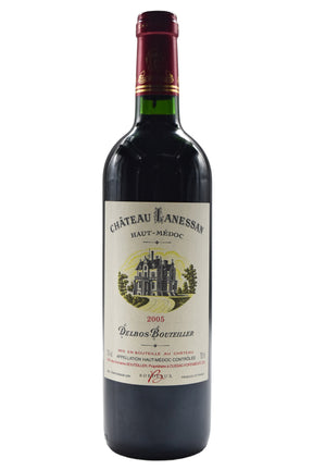 Bottle of Chateau Lanessan Haut-Medoc 2005-Red Wine-Flatiron SF