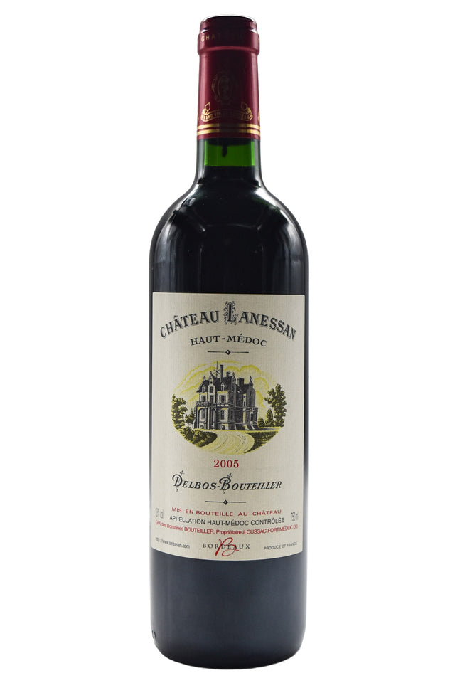 Bottle of Chateau Lanessan Haut-Medoc 2005-Red Wine-Flatiron SF