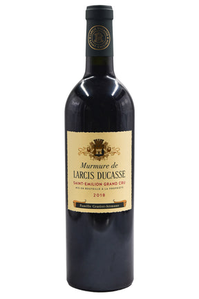 Bottle of Chateau Larcis Ducasse Saint-Emilion Murmure de Larcis-Ducasse 2018-Red Wine-Flatiron SF
