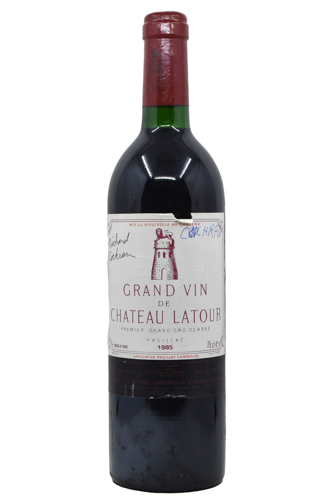 Bottle of Chateau Latour Premier Grand Cru Classe Pauillac 1985-Red Wine-Flatiron SF