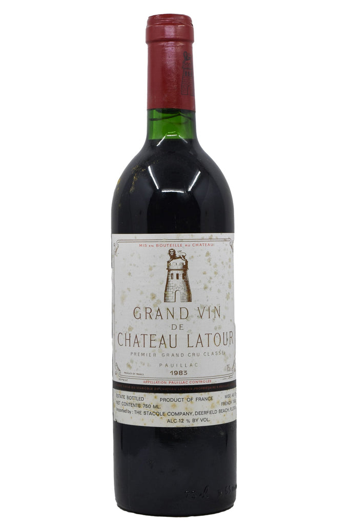 Bottle of Chateau Latour Premier Grand Cru Classe Pauillac (Base Neck) 1983-Red Wine-Flatiron SF