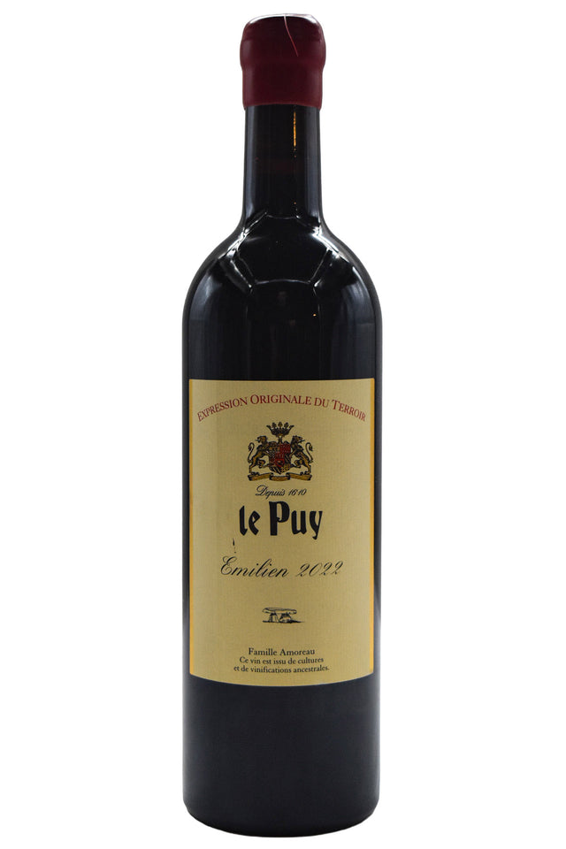 Bottle of Chateau Le Puy VdF Rouge Emilien 2022-Red Wine-Flatiron SF