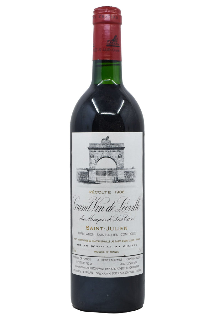 Bottle of Chateau Leoville Las Cases Saint-Julien (Base Neck) 1986-Red Wine-Flatiron SF