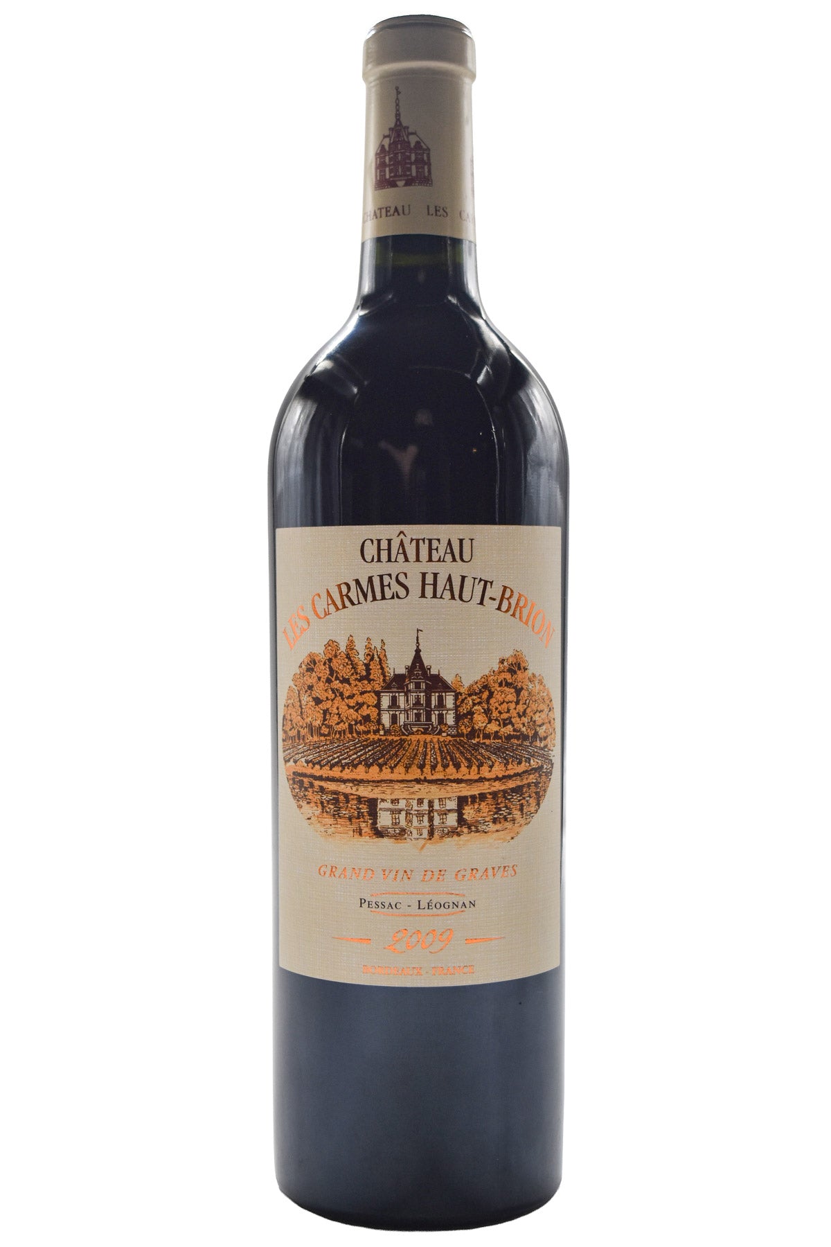 Bottle of Chateau Les Carmes Haut-Brion Pessac Leognan 2009-Red Wine-Flatiron SF