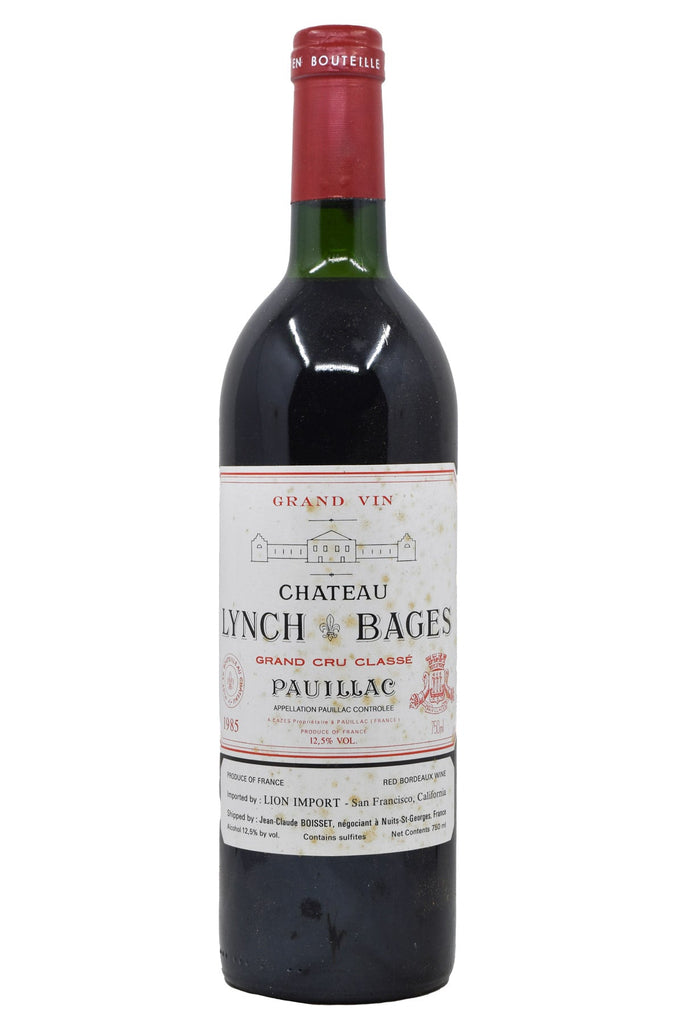 Bottle of Chateau Lynch-Bages Grand Cru Classe Pauillac 1985-Red Wine-Flatiron SF