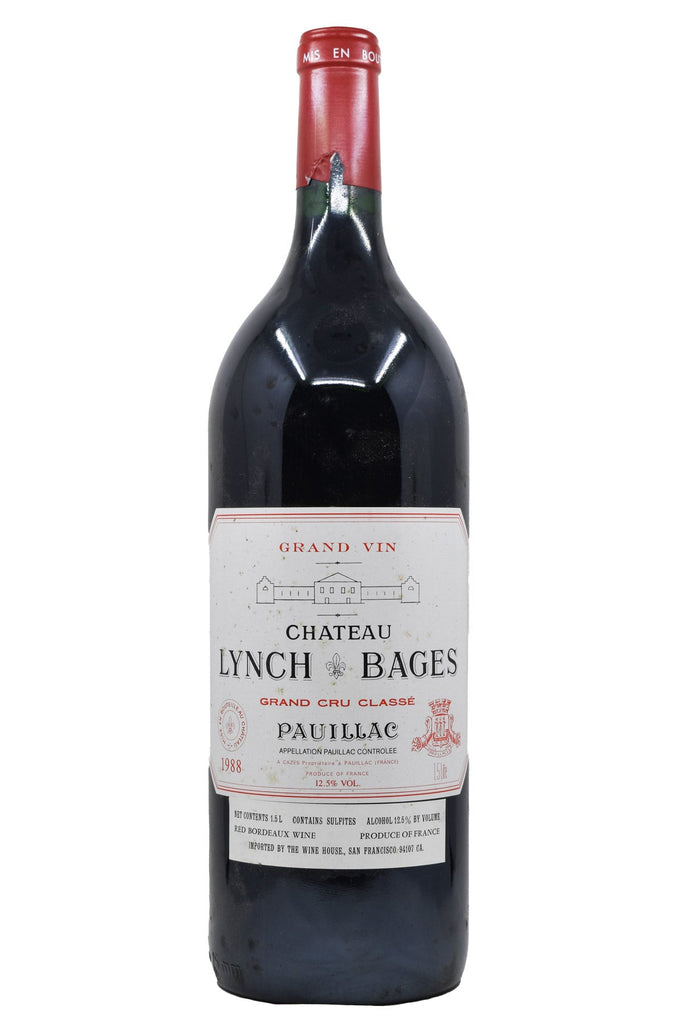 Bottle of Chateau Lynch-Bages Grand Cru Classe Pauillac 1988 (1.5L)-Red Wine-Flatiron SF