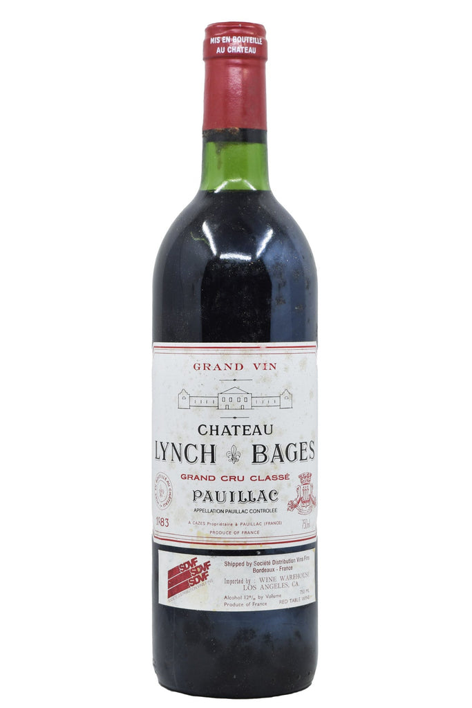 Bottle of Chateau Lynch-Bages Grand Cru Classe Pauillac (Base Neck) 1983-Red Wine-Flatiron SF