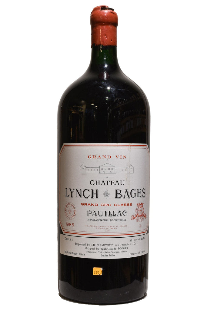 Bottle of Chateau Lynch-Bages Grand Cru Classe Pauillac (Cork Pushing) 1985 (6L)-Red Wine-Flatiron SF