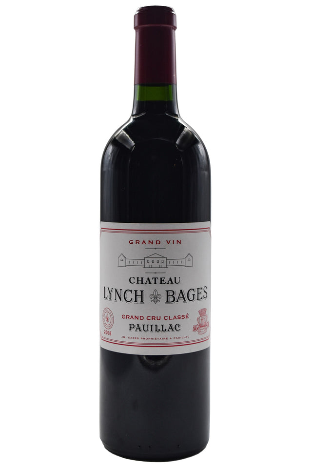 Bottle of Chateau Lynch-Bages Pauillac 2008-Red Wine-Flatiron SF