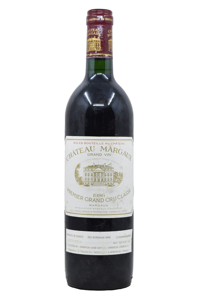 Bottle of Chateau Margaux Premier Grand Cru Classe 1986-Red Wine-Flatiron SF