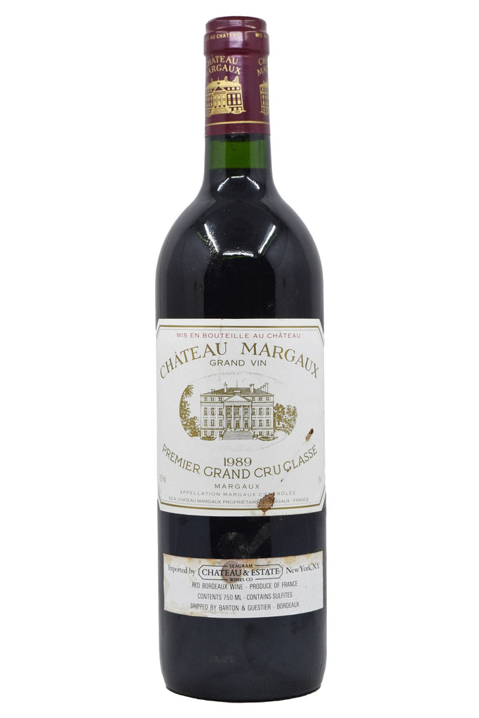 Bottle of Chateau Margaux Premier Grand Cru Classe (Lower Neck) 1989-Red Wine-Flatiron SF