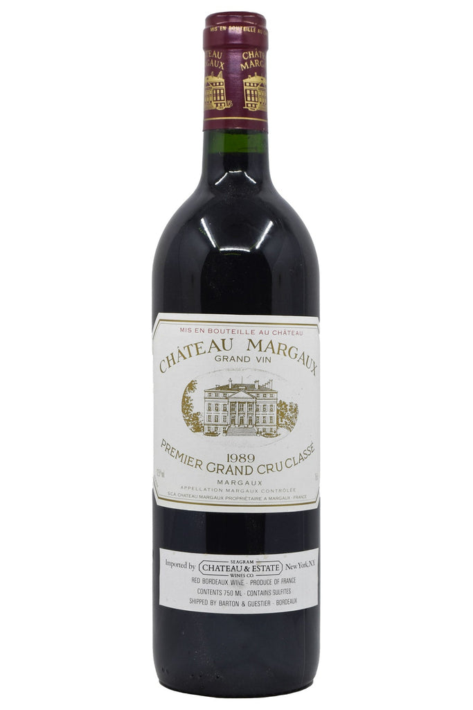 Bottle of Chateau Margaux Premier Grand Cru Classe (Mid Neck) 1989-Red Wine-Flatiron SF