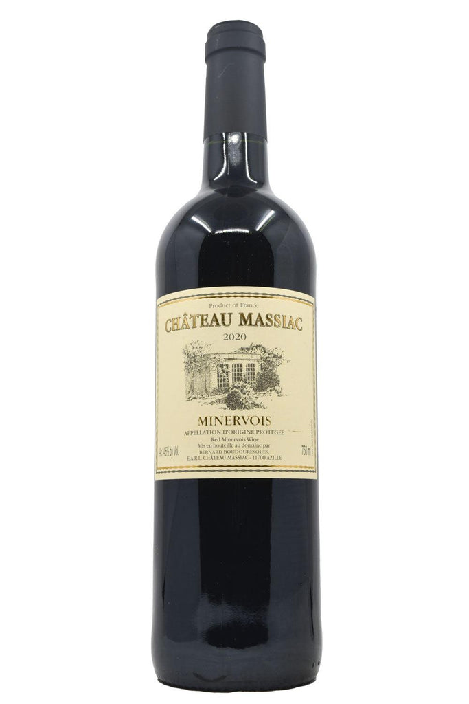 Bottle of Chateau Massiac Minervois Rouge 2020-Red Wine-Flatiron SF