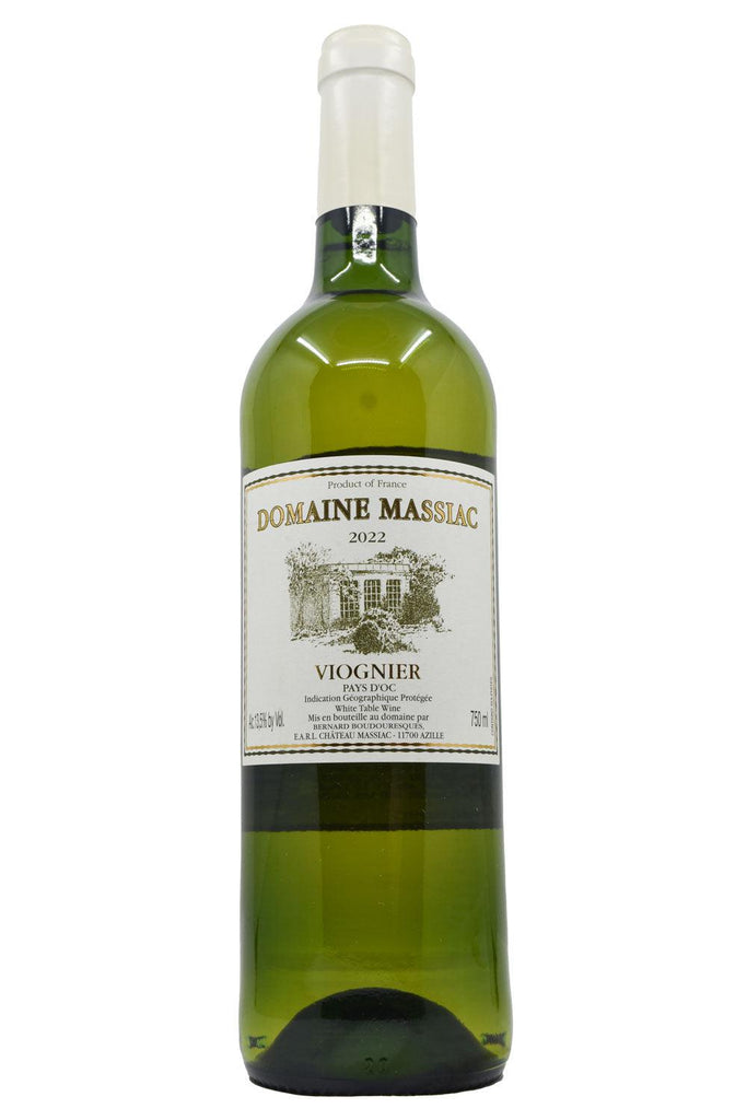 Bottle of Chateau Massiac Viognier Pays d'Oc 2022-White Wine-Flatiron SF