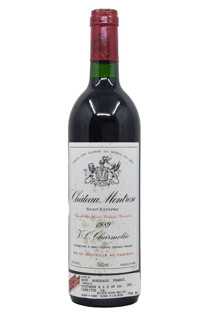 Bottle of Chateau Montrose Saint-Estephe 1989-Red Wine-Flatiron SF