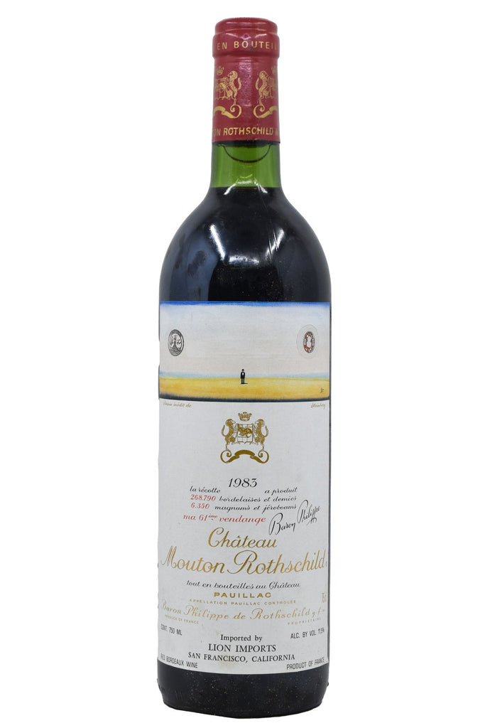 Bottle of Chateau Mouton Rothschild Pauillac 1983-Red Wine-Flatiron SF