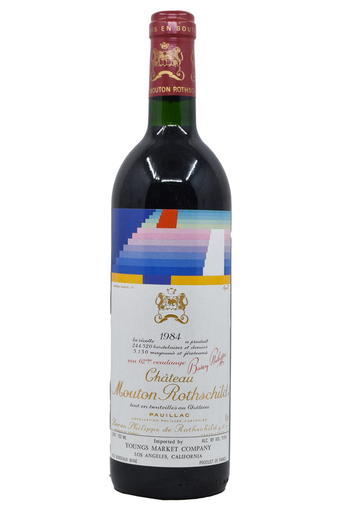 Bottle of Chateau Mouton Rothschild Pauillac 1984-Red Wine-Flatiron SF