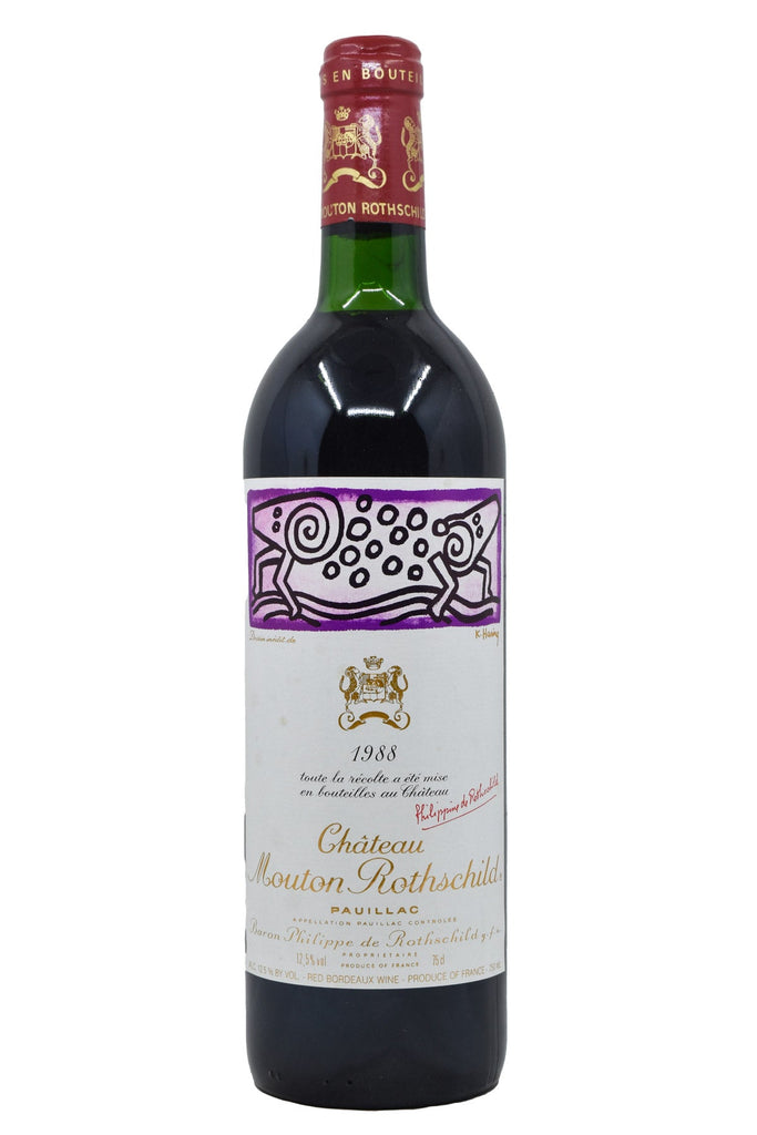 Bottle of Chateau Mouton Rothschild Pauillac (High Shoulder) 1988-Red Wine-Flatiron SF