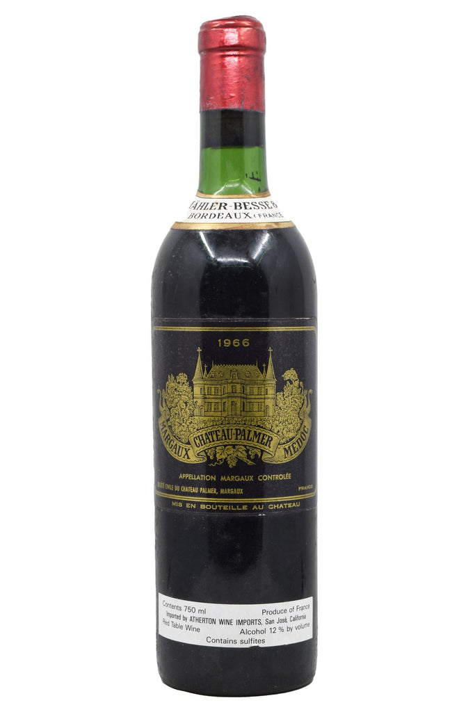 Bottle of Chateau Palmer Margaux (High Shoulder) 1966-Red Wine-Flatiron SF