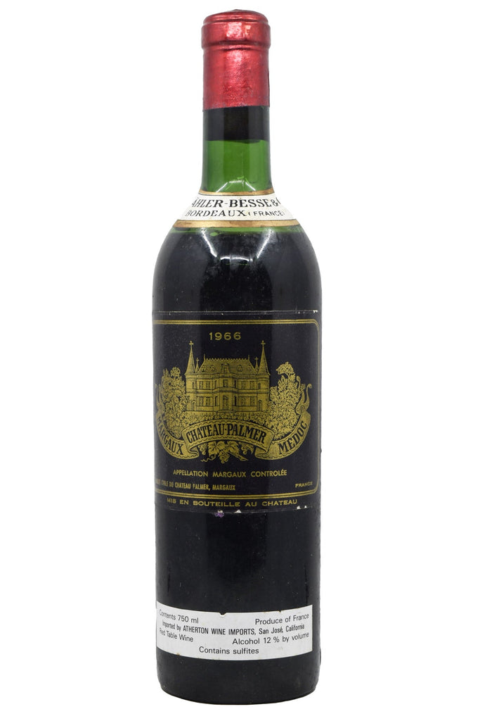 Bottle of Chateau Palmer Margaux (Mid-Shoulder) 1966-Red Wine-Flatiron SF