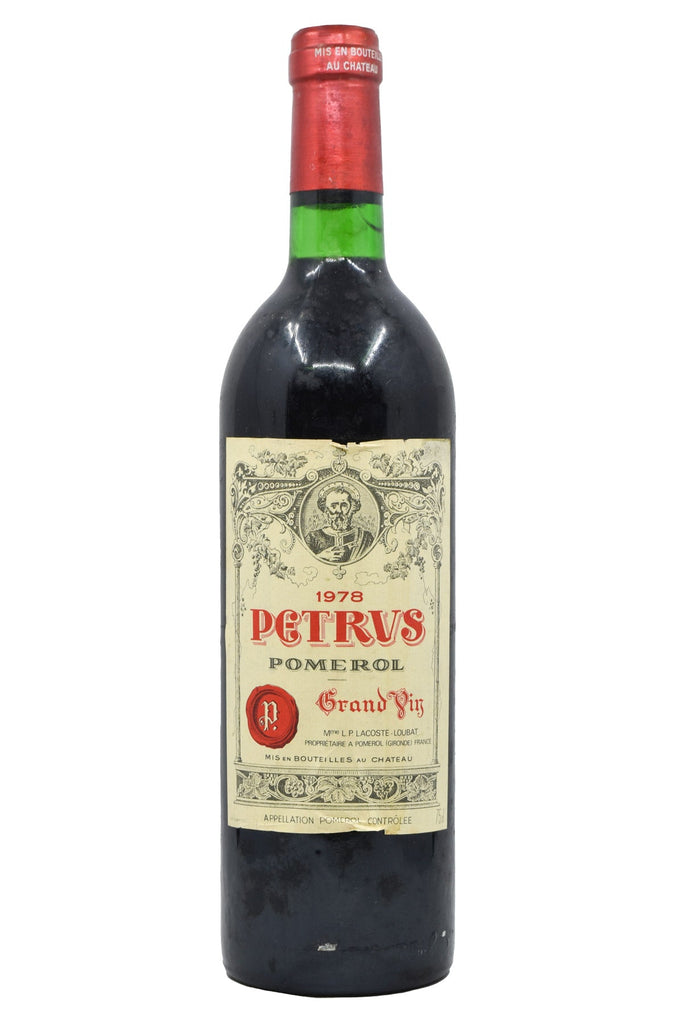 Bottle of Chateau Petrus Pomerol 1978-Red Wine-Flatiron SF