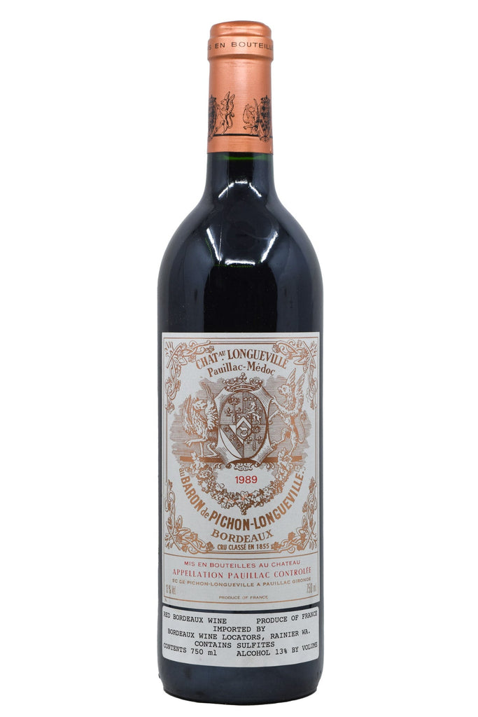 Bottle of Chateau Pichon Baron Pauillac 1989-Red Wine-Flatiron SF