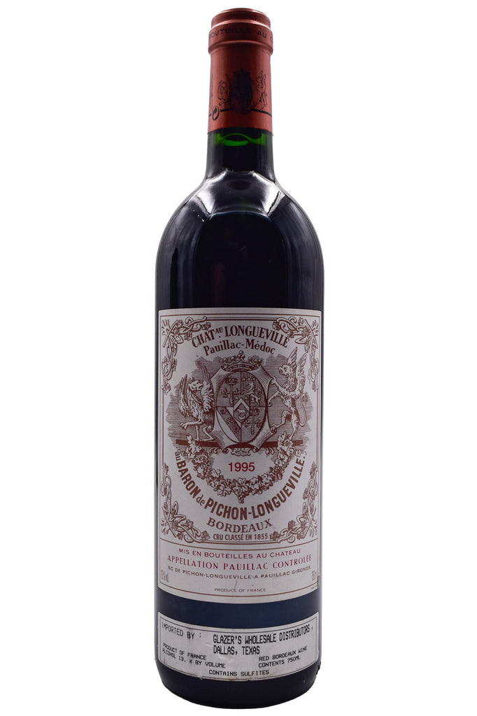 Bottle of Chateau Pichon Baron Pauillac 1995-Red Wine-Flatiron SF