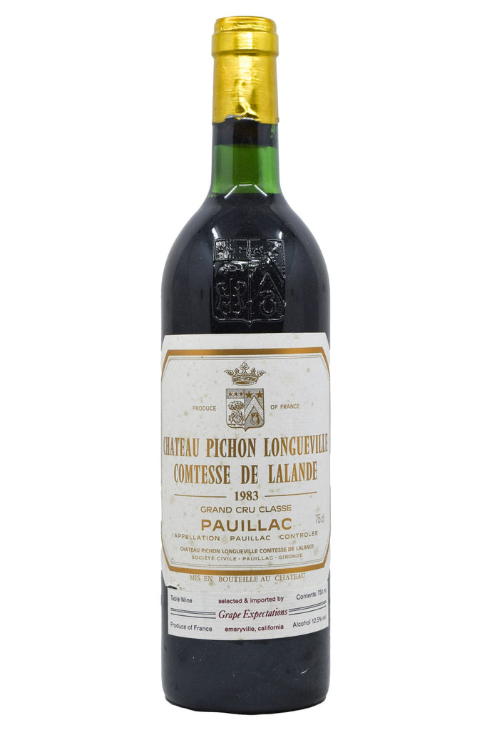 Bottle of Chateau Pichon Longueville Comtesse de Lalande Pauillac 1983-Red Wine-Flatiron SF