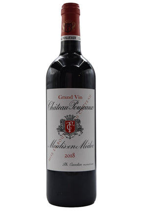 Bottle of Chateau Poujeaux Moulis en Medoc 2018-Red Wine-Flatiron SF