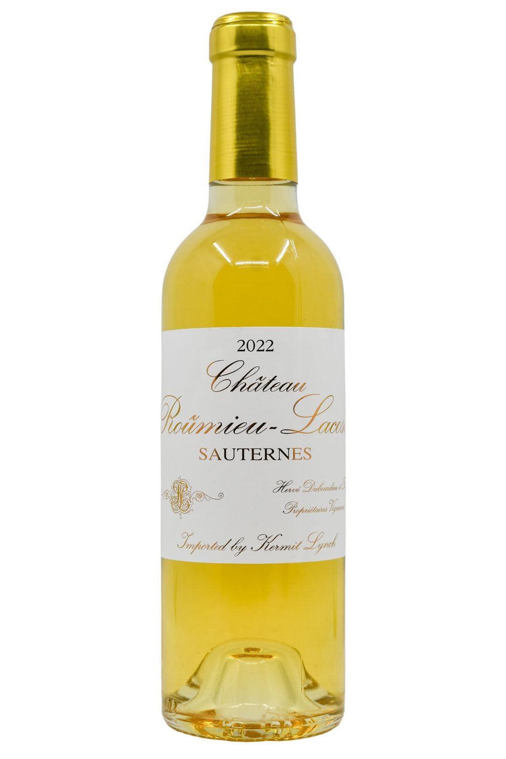Bottle of Chateau Roumieu-Lacoste Sauternes 2022-Dessert Wine-Flatiron SF