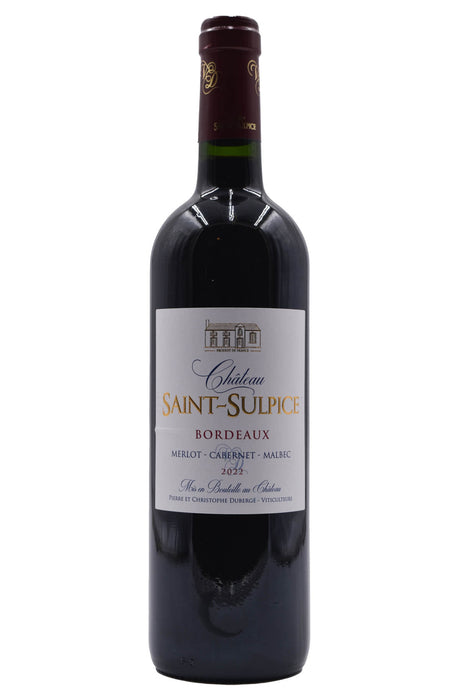 Bottle of Chateau Saint-Sulpice Bordeaux 2022-Red Wine-Flatiron SF