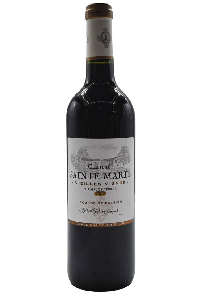 Bottle of Chateau Sainte-Marie Bordeaux Superieur 2024-Red Wine-Flatiron SF