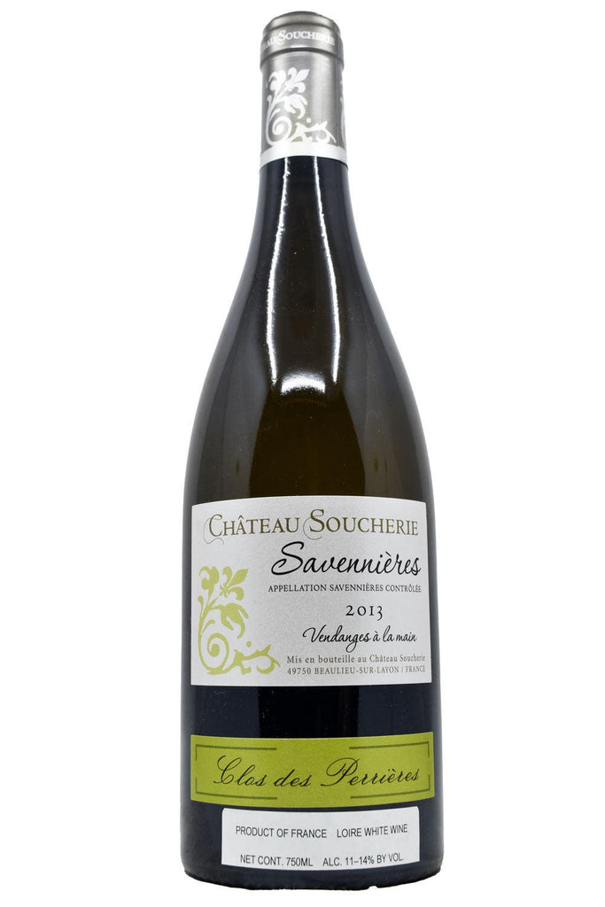 Bottle of Chateau Soucherie Savennieres Clos des Perrieres 2013-White Wine-Flatiron SF