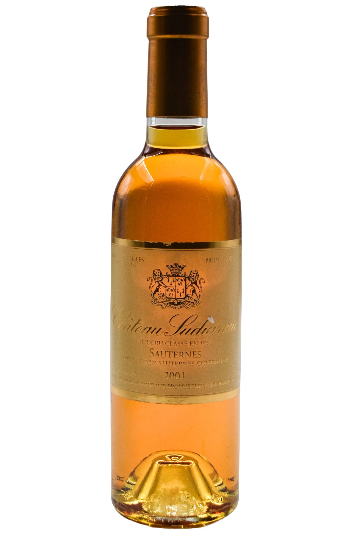 Bottle of Chateau Suduiraut Sauternes 2001 (375ml)-Dessert Wine-Flatiron SF