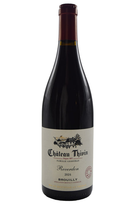 Bottle of Chateau Thivin Brouilly Reverdon 2024-Red Wine-Flatiron SF