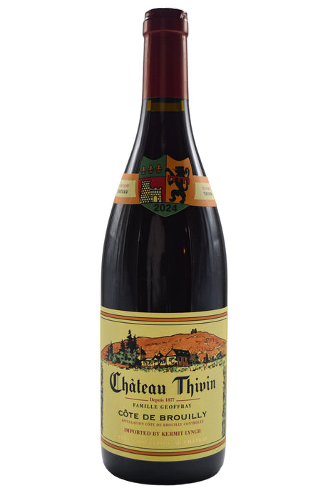 Bottle of Chateau Thivin Cote de Brouilly 2024-Red Wine-Flatiron SF