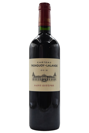 Bottle of Chateau Tronquoy-Lalande Saint-Estephe 2016-Red Wine-Flatiron SF