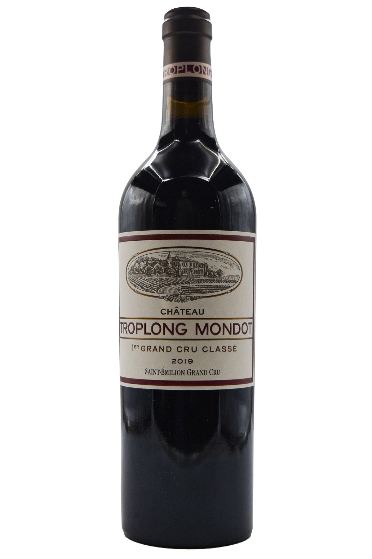 Bottle of Chateau Troplong Mondot Saint-Emilion Grand Cru 2019-Red Wine-Flatiron SF